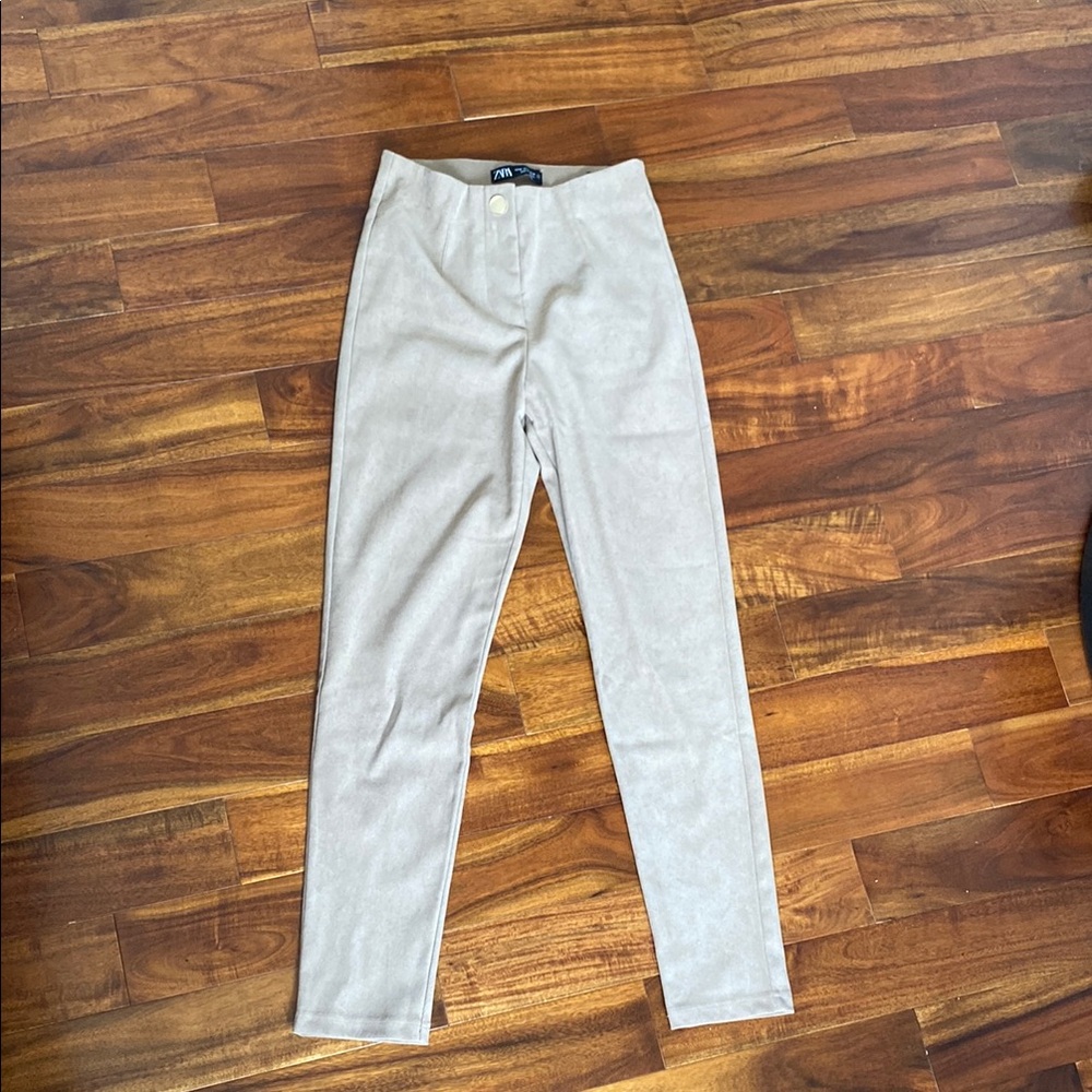 ZARA Women’s stretch Tan Pants